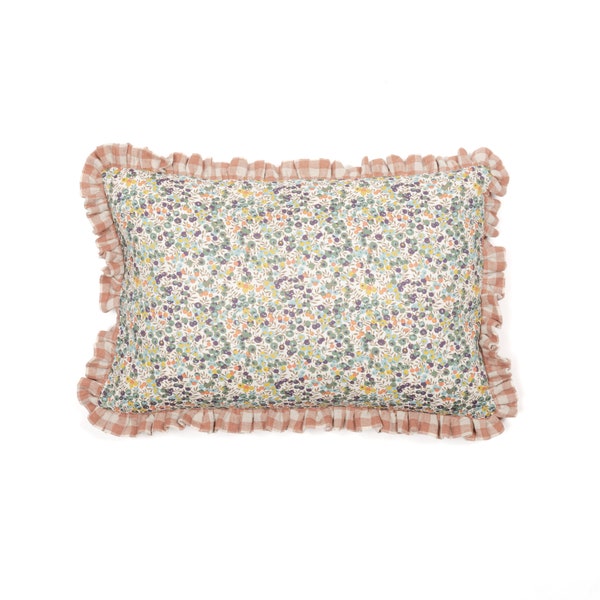 SALE Cushion made from Liberty fabric 'Wiltshire'