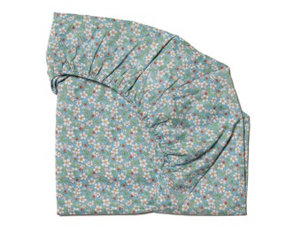 Fitted Sheet made with Liberty Fabric  'Paysanne Blossom'