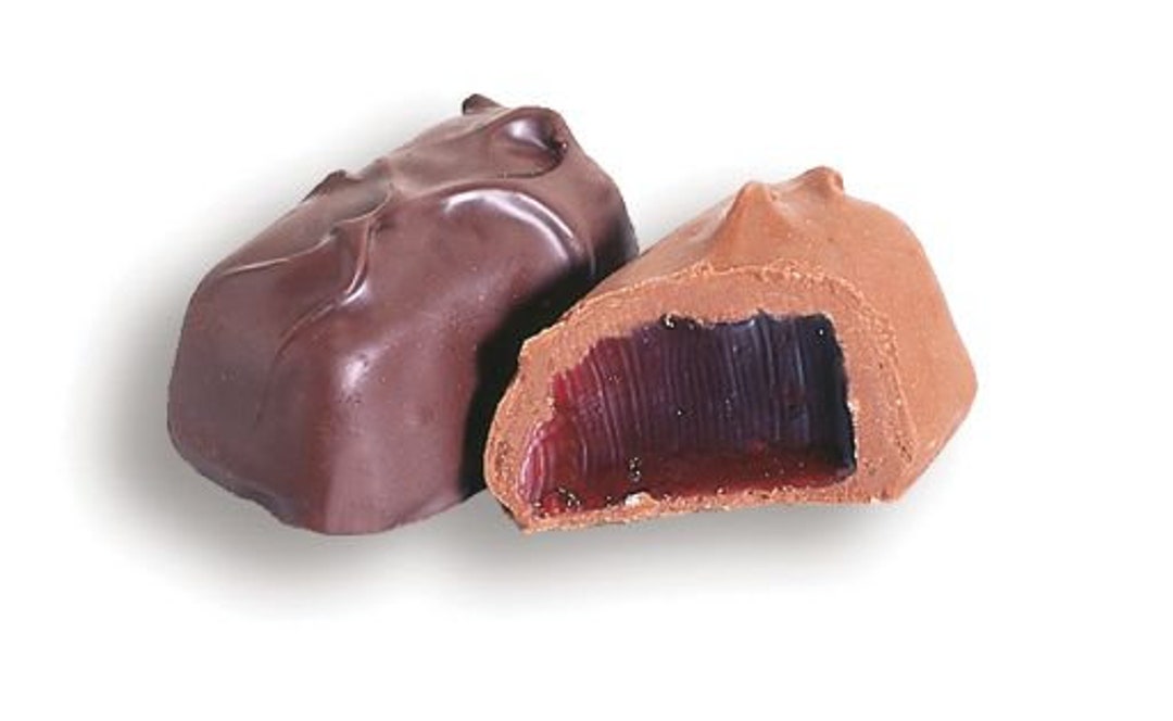 Dark Chocolate Raspberry Jelly Log 1 Lb Box - Etsy