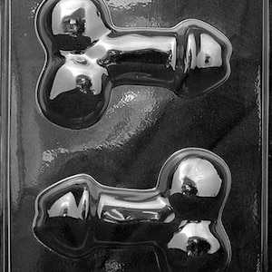 Adult Short & Sweet Chocolate Lollipop Mold 5-1/2&quot; x 3-7/8&quot; x 1&quot; deep  XX508