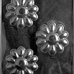 FLOWER Daisy Soap/Chocolate Mold  Dim 3 1/4 x 7/8 Weight: 2.7 Item No. F096