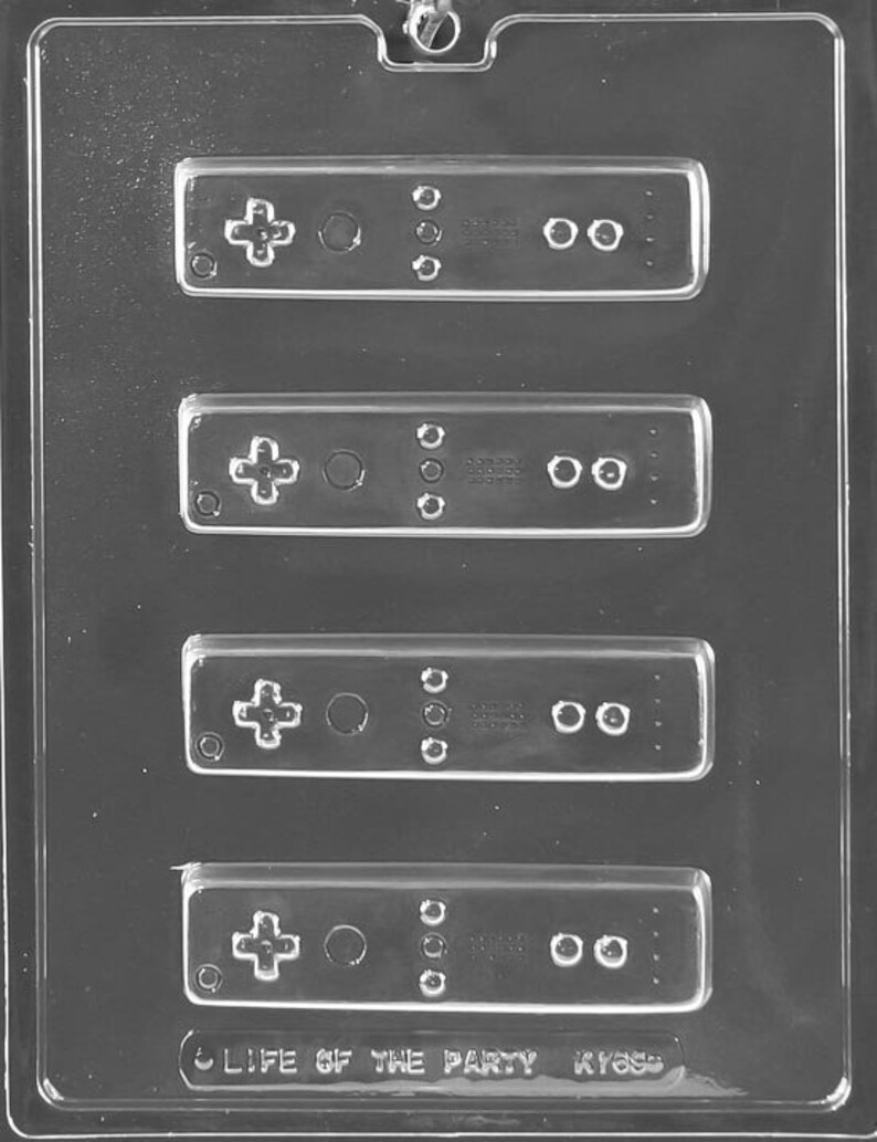 Molde rectangular para piruletas de chocolate con forma de controlador de juegos (lop-k169) imagen 1