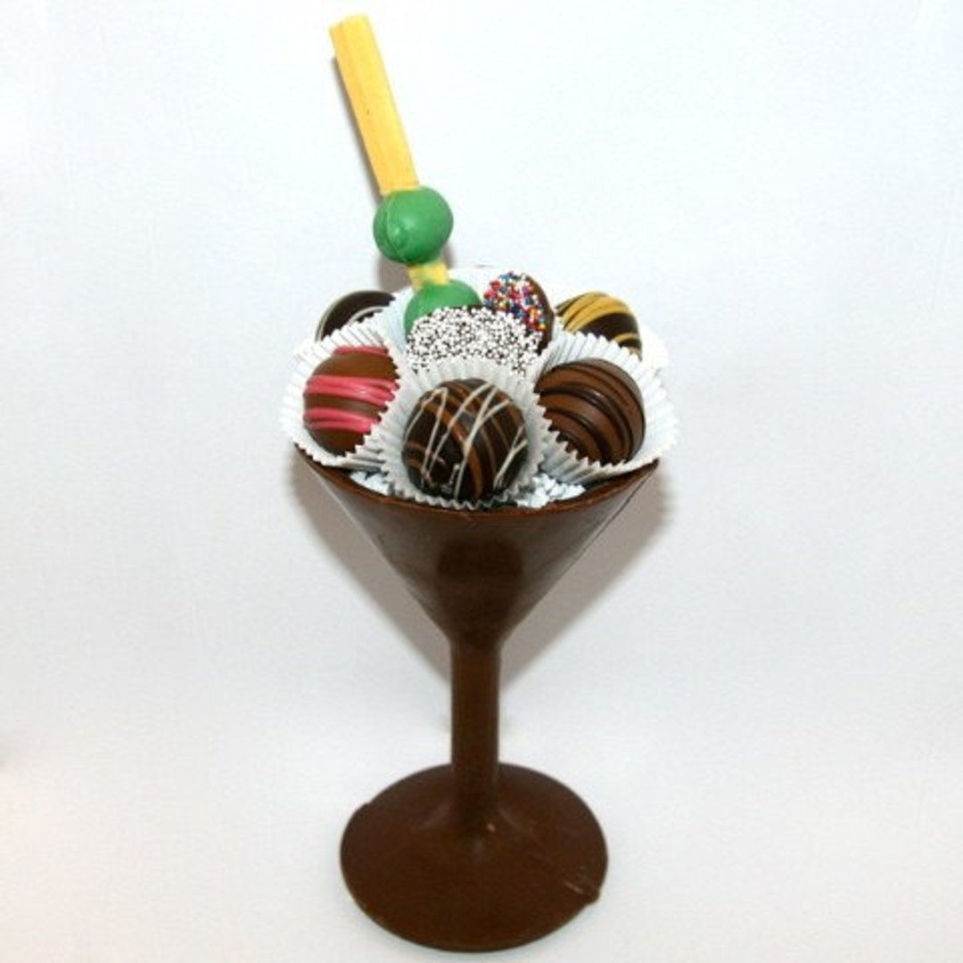 Martini Glass Chocolate Mold 3D 3 3/4 Diameter 6 1/4 Tall Etsy