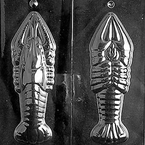 Nautical  Giant Lobster Chocolate Mold  6 1/4 X 2 1/8 X 1 1/4 deep Weight: 2.8 Item No. N032