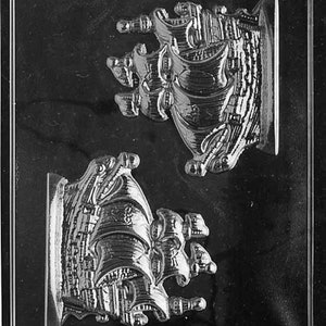 Nautical PIRATE SHIP Dim 4 1/8&#39; x 4 1/8 x 7/8 Weight: 2.8 Item No. N050