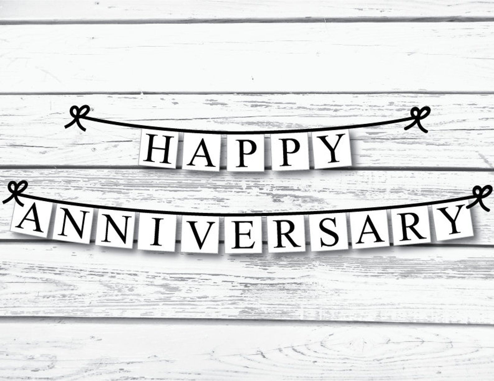 PRINTABLE Happy Anniversary Banner Printable Party - Etsy