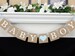 baby boy banner, gender reveal party ideas, rustic baby shower banner for boys, light blue its a boy garland, mommy to be decorations 