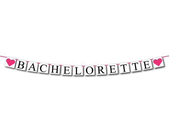 Bachelorette Party Banner Hot Pink Bride To Be Bridal Shower Etsy