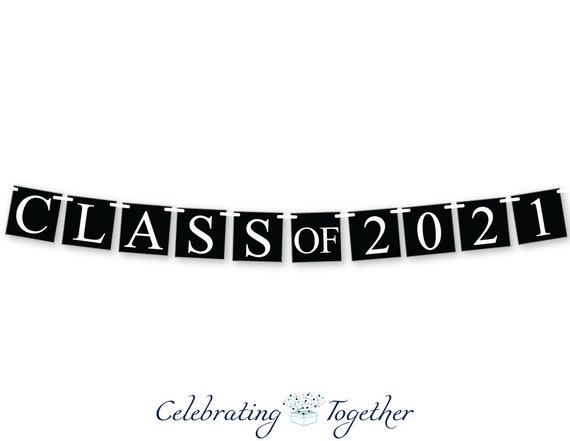 Black Congratulations Bunting Banner Congrats Garland Decoration Graduation