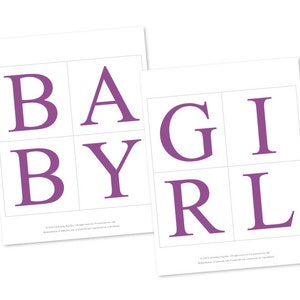 Amscan Welcome Baby Girl Buchstaben-Banner – Bunt & Fröhlich Für Die Babyparty-Dekoration