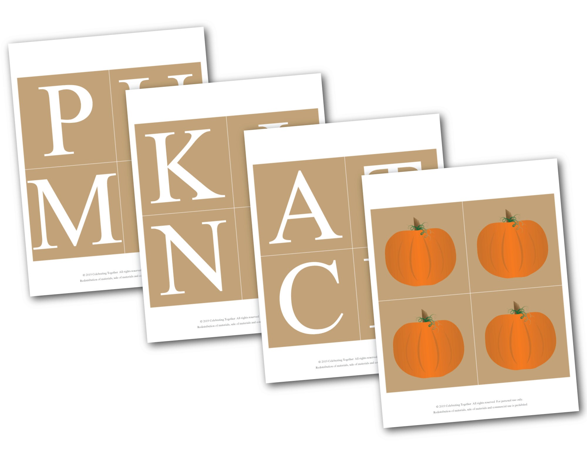 Printable pumpkin patch banner instant download Halloween | Etsy