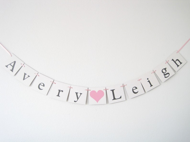 Baby Name Banner Personalized Baby Shower Garland Custom Childs Name Bunting Gender Reveal Ideas Baby Girl Sign Its A Girl Decorations Baby Name Banner Personalized Baby Shower Garland Custom Childs Name Bunting Gender Reveal Ideas Baby Girl Sign Its A Girl Decorations