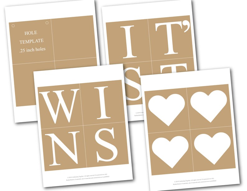 Printable Its Twins Banner Rainbow Printable Baby Shower - Etsy