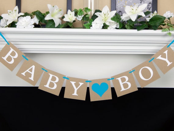 Boy Baby Shower Decorations Its A Boy Banner Gender Reveal Party