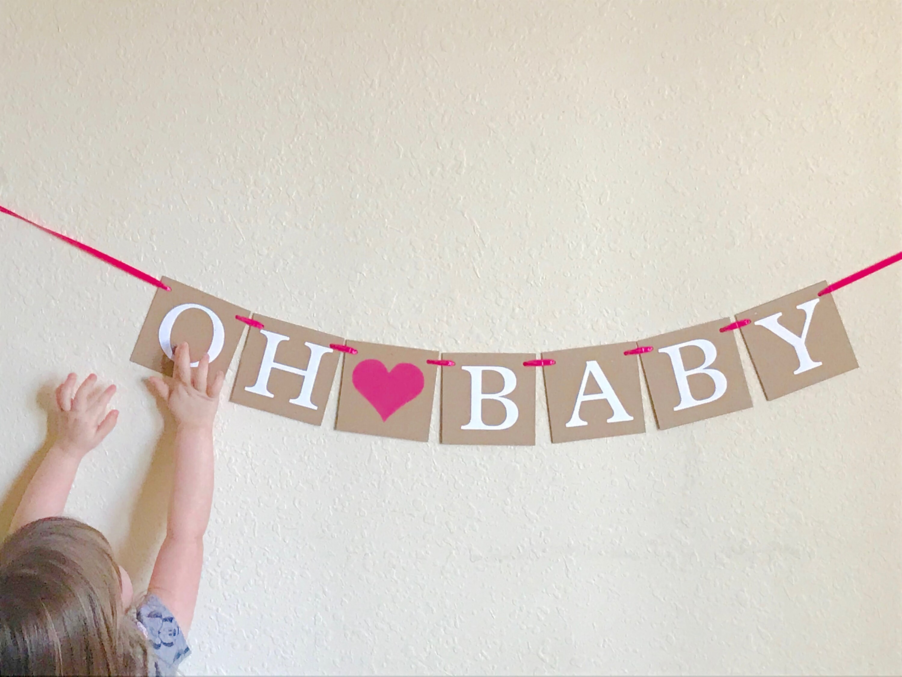 Oh Baby Banner Hot Pink Gender Reveal Party Ideas Rustic Baby Shower Banner For Boys Or Girls Its A Boy Garland Baby Girl Bunting Oh Baby Banner Hot Pink Gender Reveal Party Ideas Rustic Baby Shower Banner For Boys Or Girls Its A Boy Garland Baby Girl Bunting