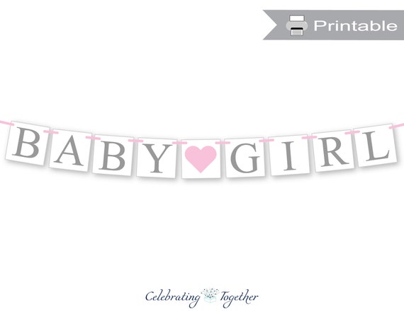 baby girl banner ideas