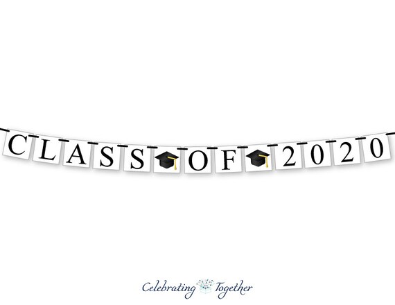 Class Of 2020 Banner Graduation Party Decorations