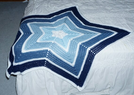 star shaped baby blanket