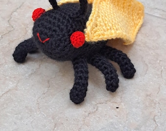 Hand Crocheted Cicada Amigurumi: Custom Colors Available