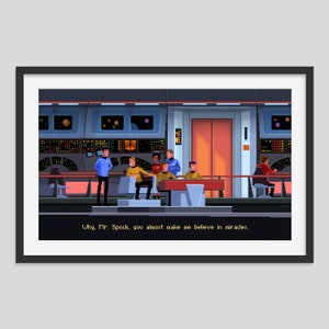 Pixel Art Star Trek Print