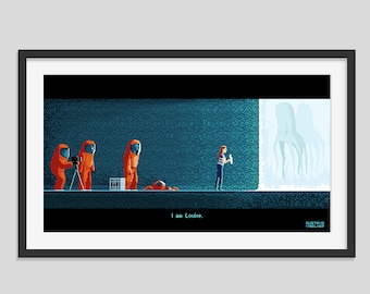 Pixel Art Arrival Poster