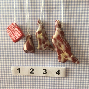 Dollhouse Miniature HANGING MEAT / CARCASS Handmade image 3