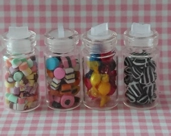 Dollhouse  SWEET JARS E - Handmade