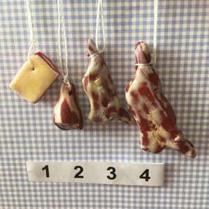 Dollhouse Miniature HANGING MEAT / CARCASS Handmade image 2