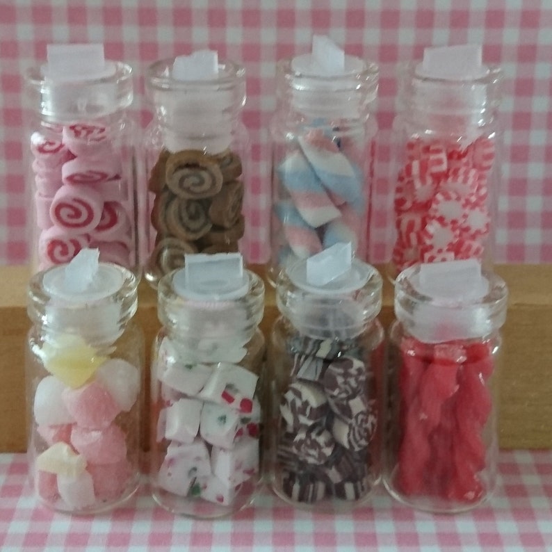 Dollhouse SWEET JARS C Handmade image 2