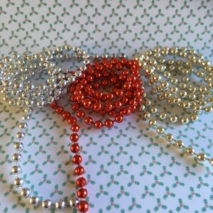 Dollhouse Miniature  Christmas Tree BALL GARLAND TRIM