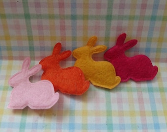 Dollhouse Miniature FELT RABBIT