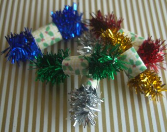 Dollhouse Miniature  WRAP of CHRISTMAS TINSEL