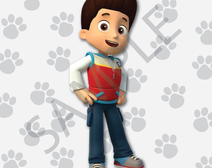 Paw Patrol Wall Art 8x10 Ryder DIGITAL FILE Etsy
