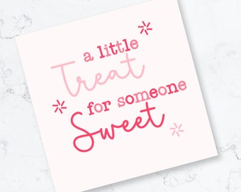 Valentine's Favor Tags A little treat for someone Sweet | Valentine Favor Tag | Valentine's Day Tag | Printable Valentine Cards For Kids