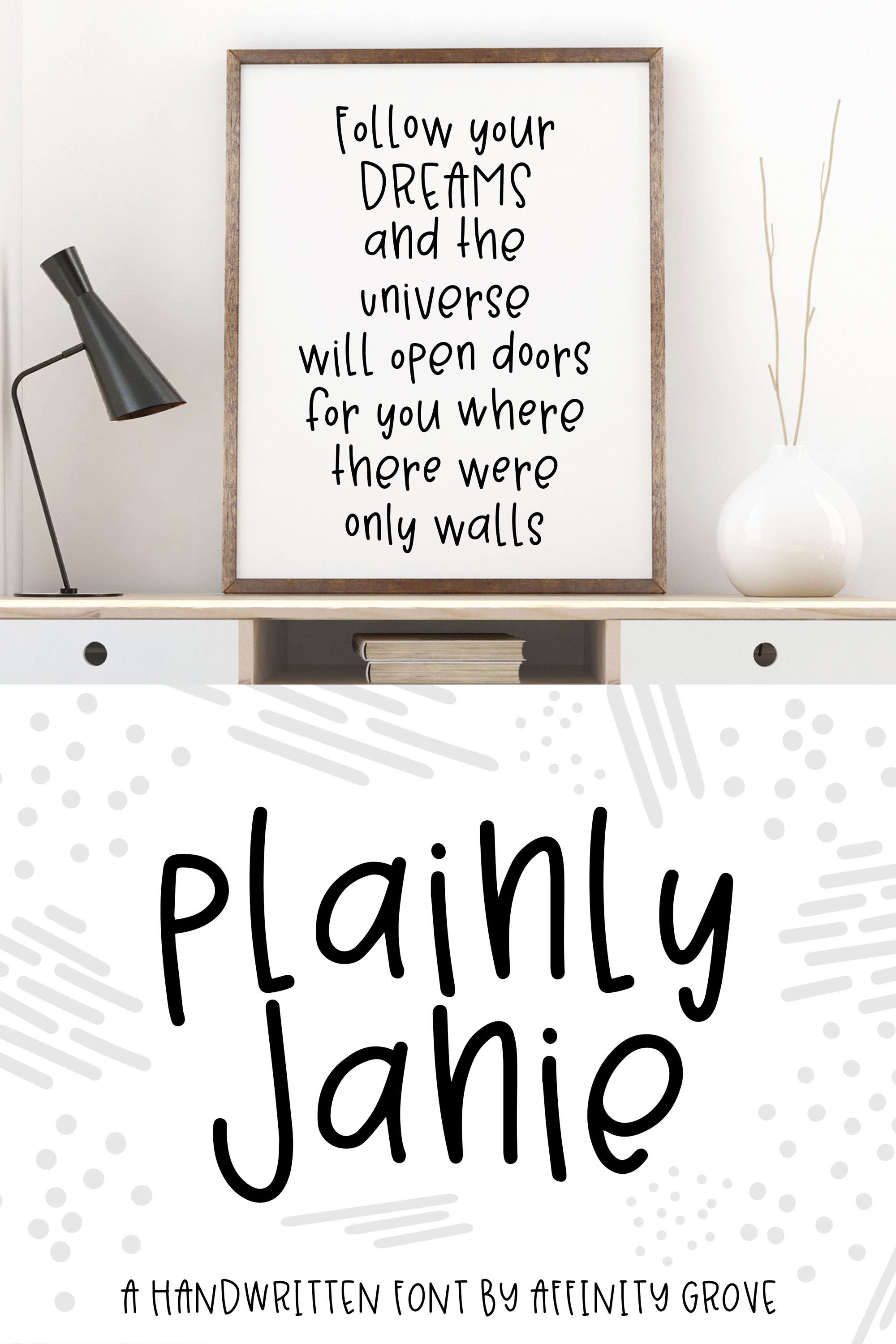 Janie Script Svg Plainly Janie | Cute and Simple Farmhouse Font | Monoline Font | Craft ...