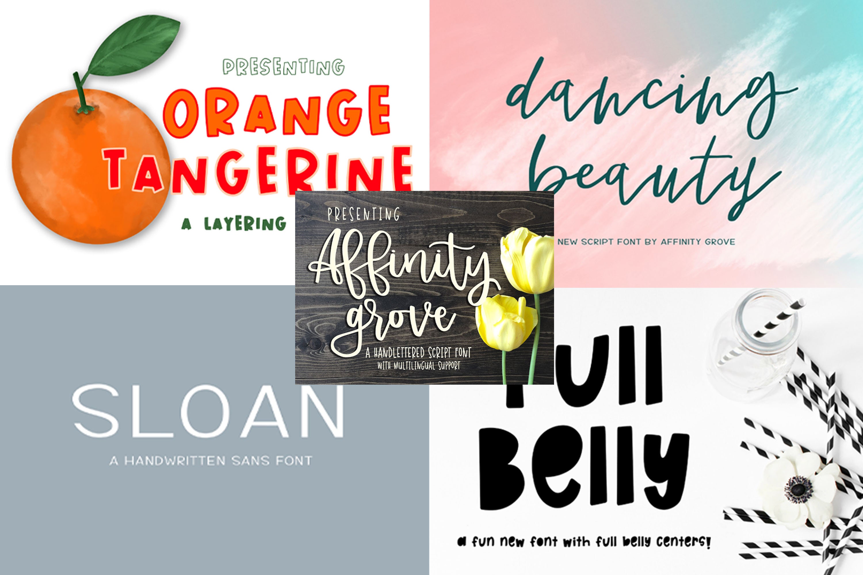 Mega Font Bundle | 25 Handwritten Fonts | Modern Calligraphy Font ...