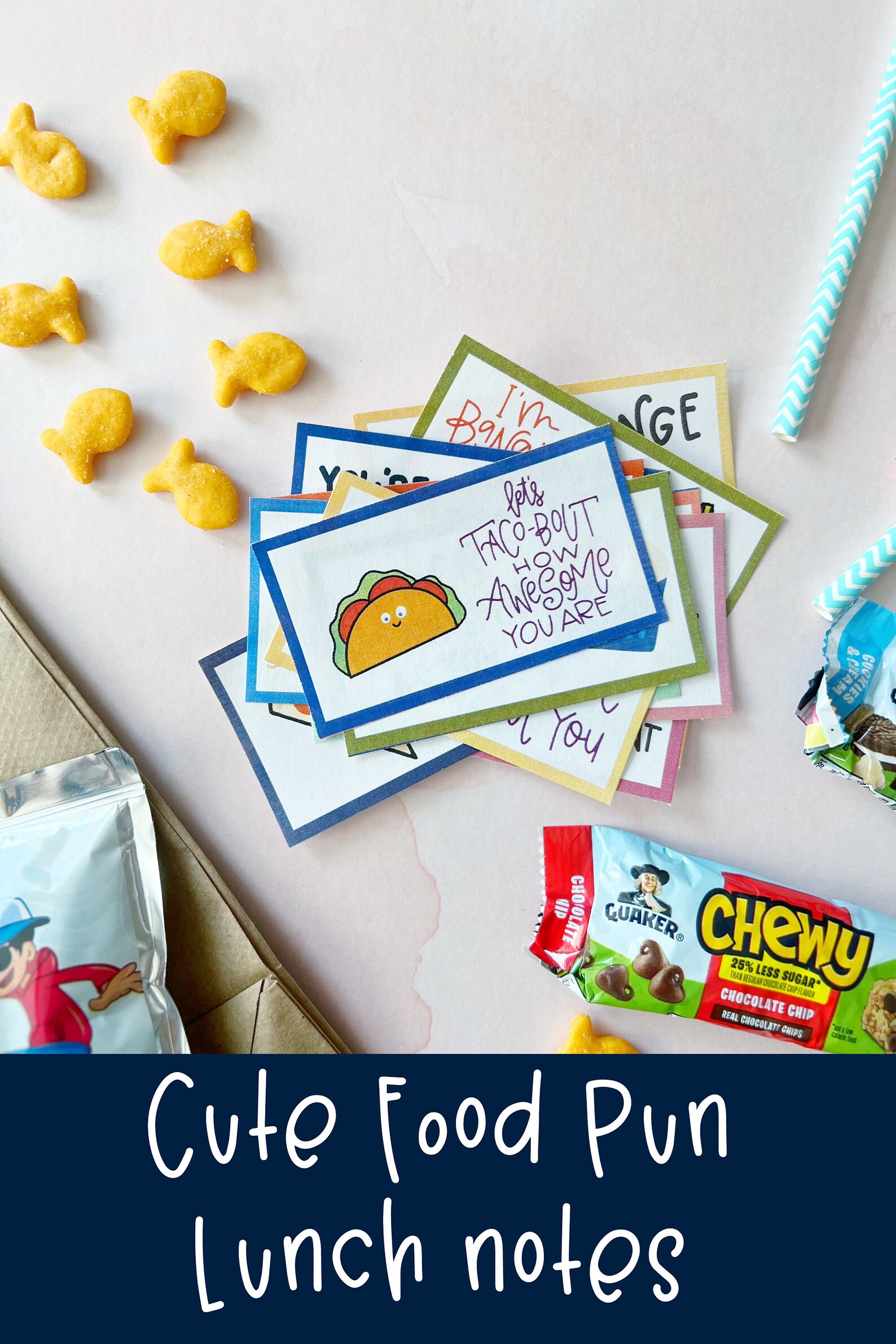 20 Fun Food Pun Lunch Box Notes! Cute Lunch Notes for Kids, Slip Into ...