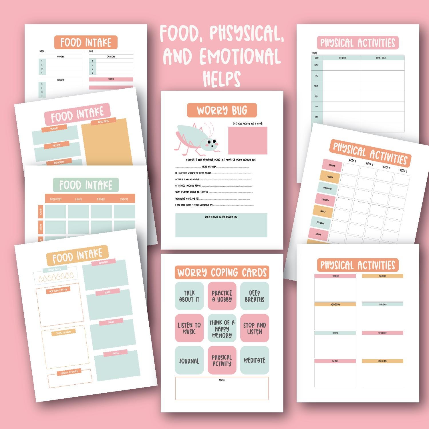 ADHD Planner for Kids | Printable Daily Planner Kids ADHD | Focus and ...