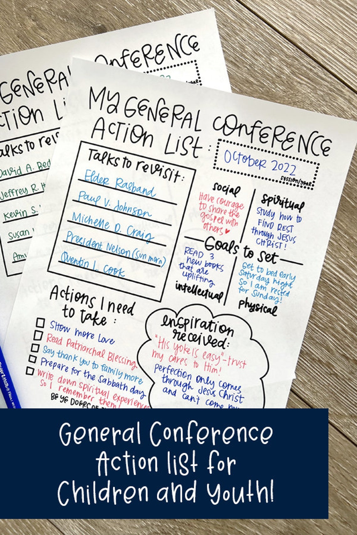 General Conference Action List - Note Taking for General Conference for ...
