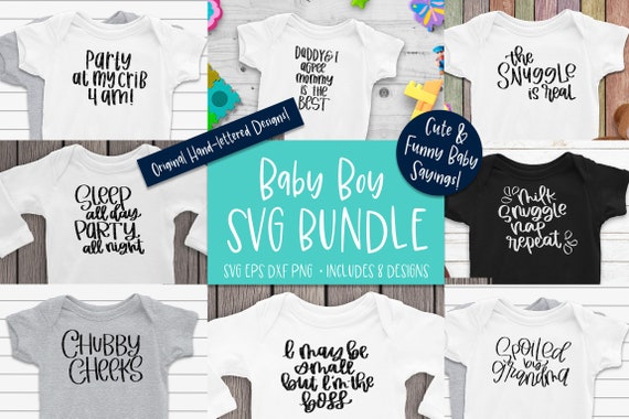 Download Art Collectibles Clip Art Funny Baby Boy Quotes Svg Newborn Svg 25 Designs Printable Cut Files Baby Boy Onesie Svg Baby Boy Svg Bundle Instant Download