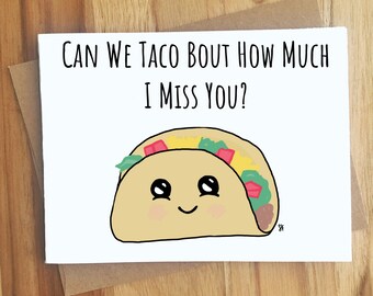 Funny Miss You Cards Etsy