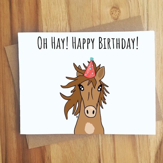 Funny Horse Birthday Quotes Horse Long Face Funny Personalized