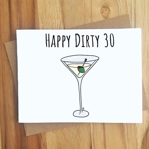 Martini Puns Etsy