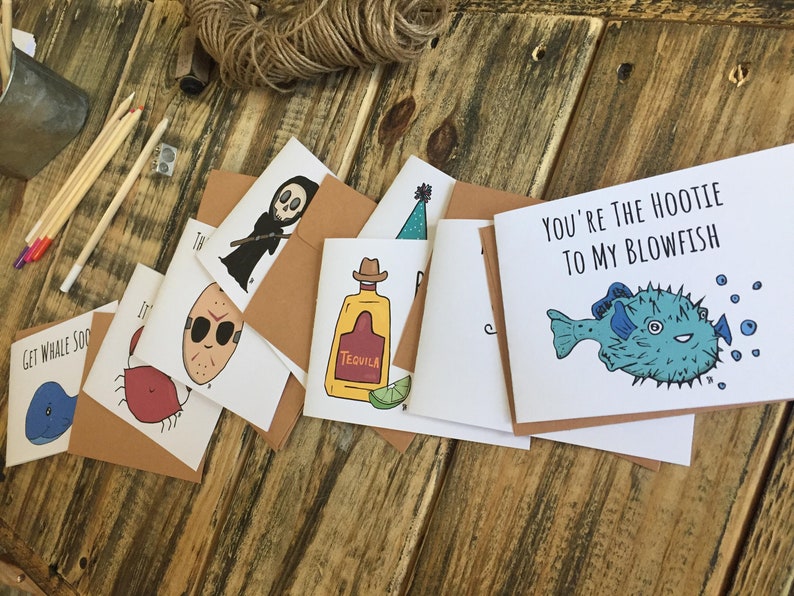 So Fortunate to Know You Fortune Cookie Pun Greeting Card / Etsy