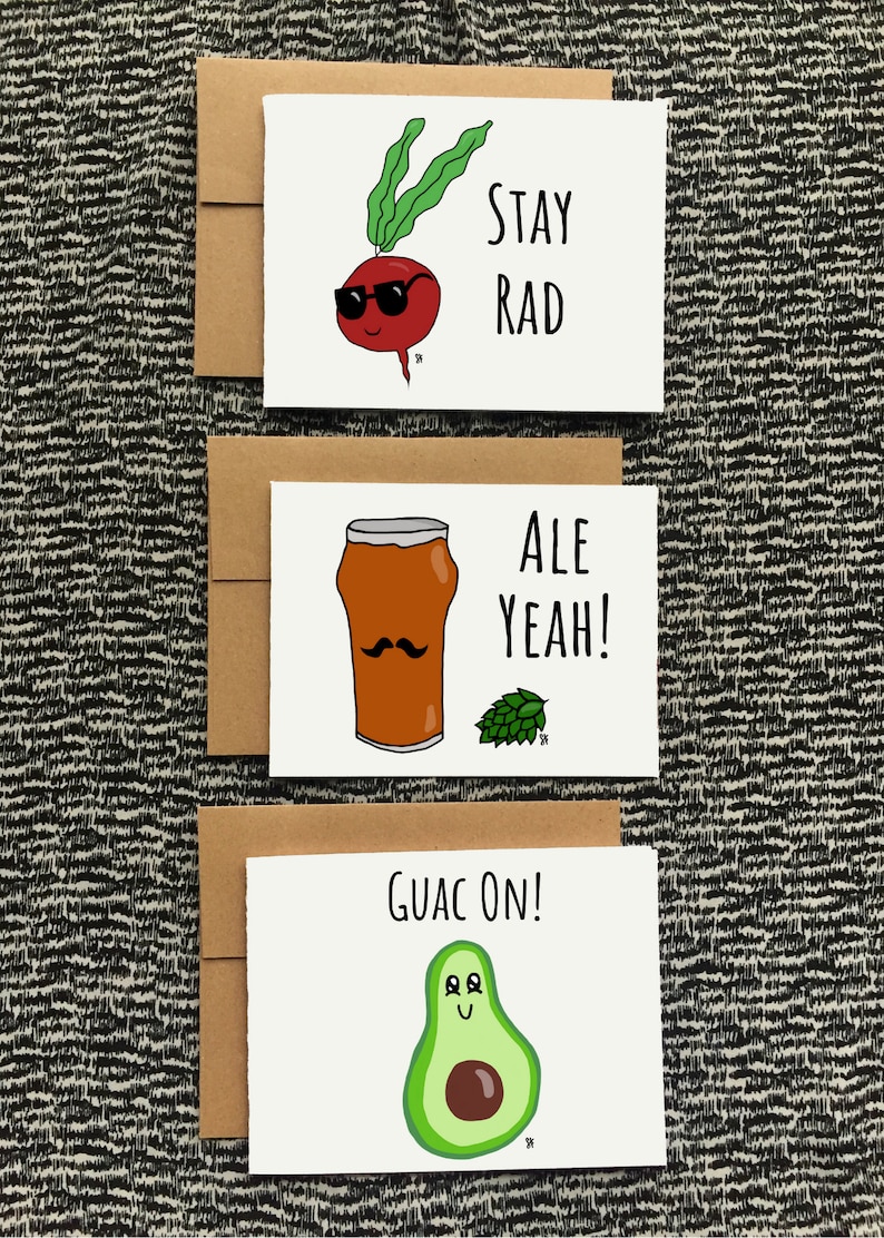 I Carrot About You Carrot Pun Greeting Card / Handmade Gift / Etsy