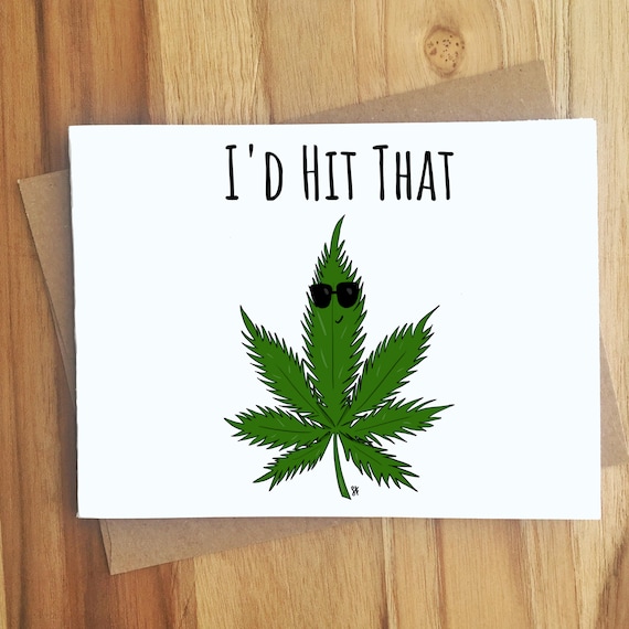Greeting Cards Marijuana Greeting Cards Pot Card Funny Weed Cards