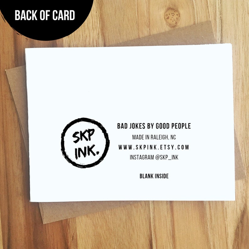 Just An Old Fashioned Thank You Pun Card Drink Card Thank
