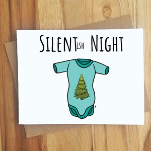 funny christmas card ideas silent night