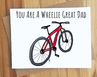 PERSONALISED MOTOR BIKE CYCLE RACING BIRTHDAY FATHERS DAY ANY OCCASION CARD