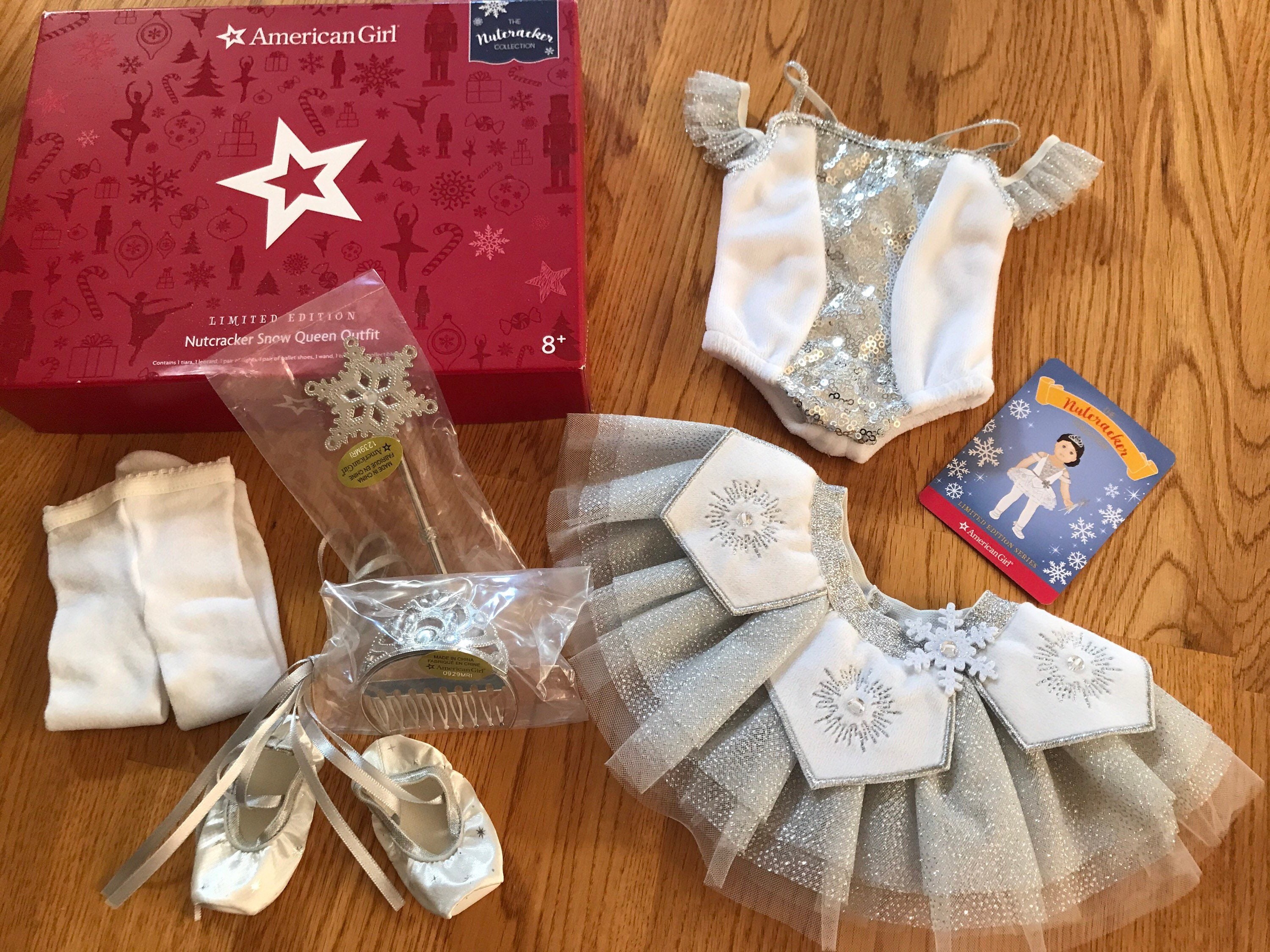 NEW American Girl Nutcracker Snow Queen Outfit Limited Edition 1627 Out of 10 000 Worldwide With Collectible Card Box Retired Etsy